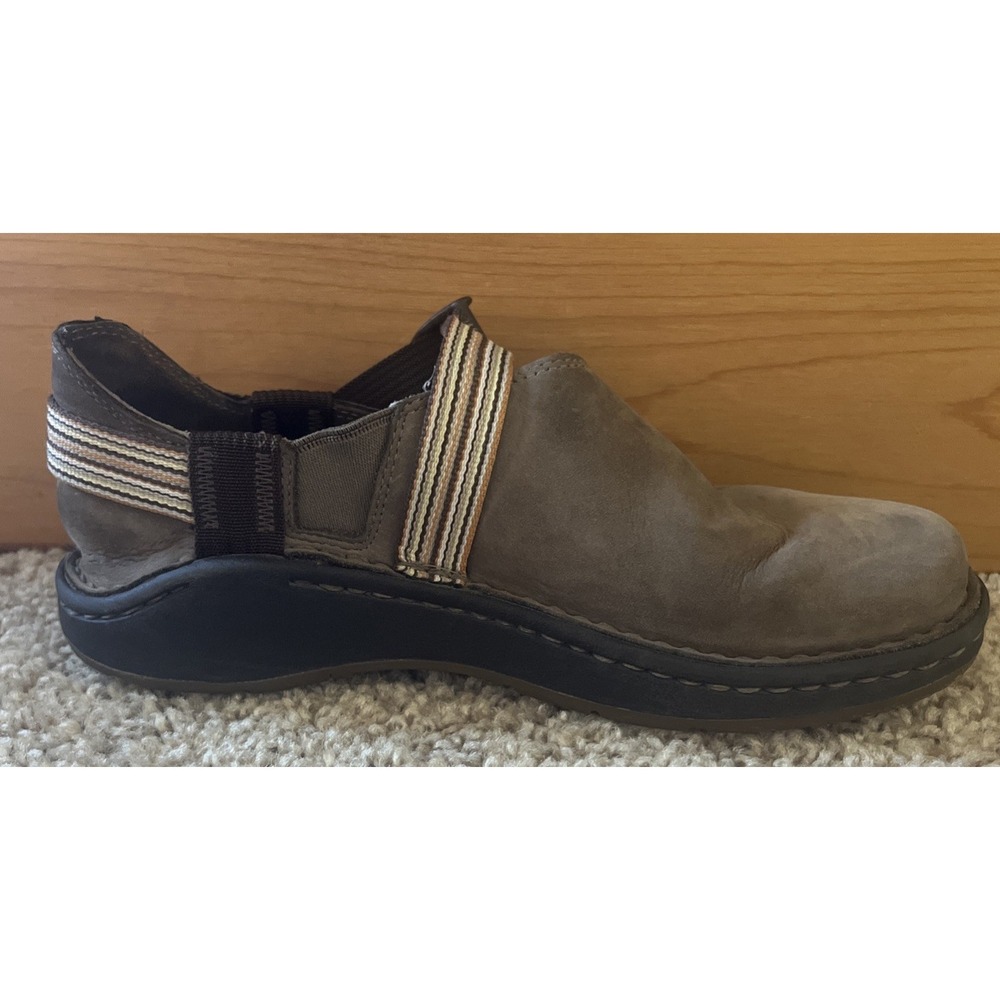 Chaco Women's 7.5 Pedshed Brown Closed Toe Nubuck Leather Shoes Comfort Outdoor - Picture 5 of 13